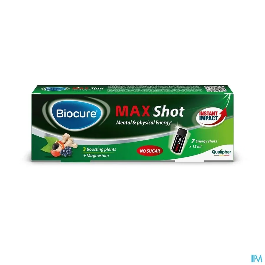 Image of Biocure Max Shot - Instant Mentale & Fysieke Boost - 7x15ml
