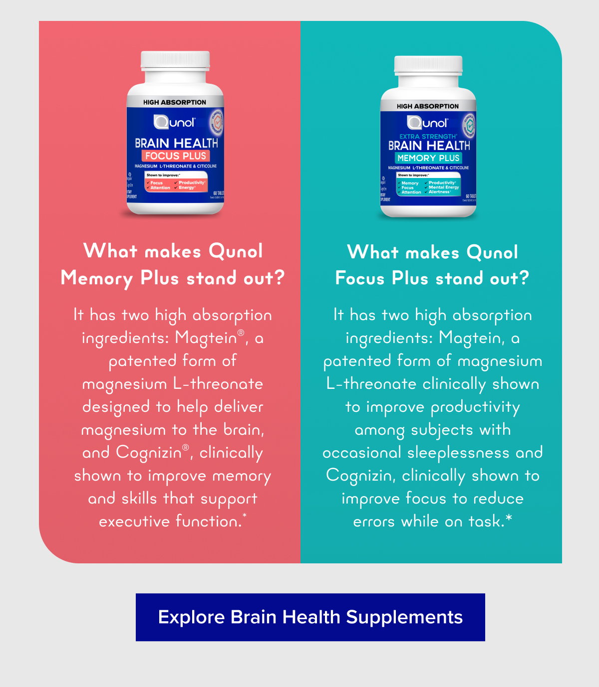 Explore Brain Health Supplements