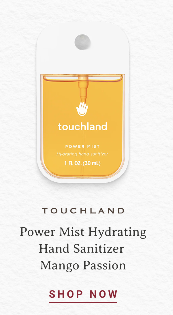Touchland Power Mist Hydrating Hand Sanitizer Mango Passion | SHOP NOW