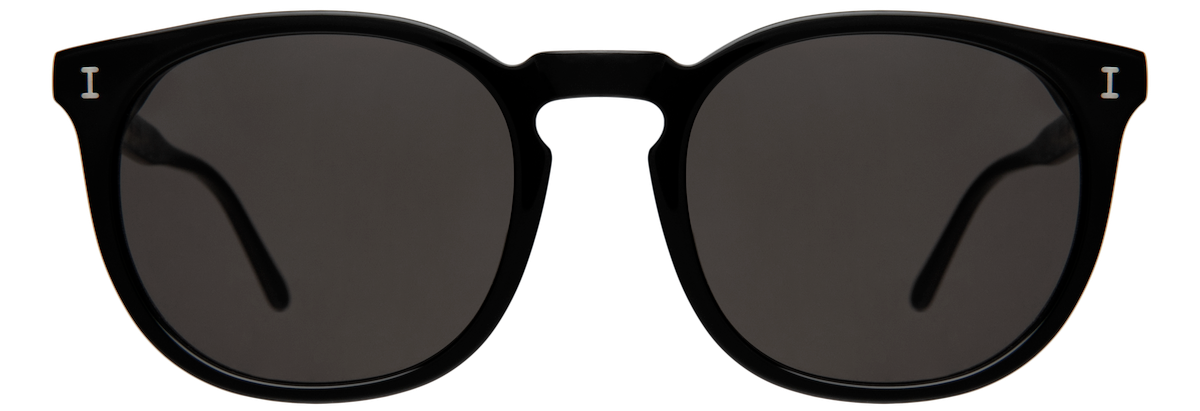 Eldridge sunglasses shown in Black with Sunset