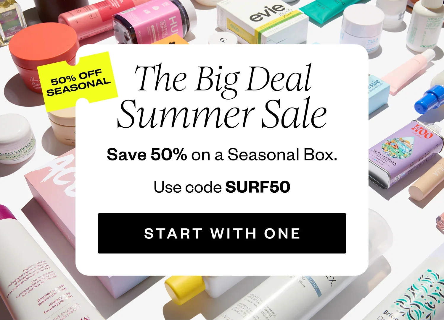 The Big Deal Summer Sale | Save 50% on a Seasonal Box. | Use code SURF50 | START WITH ONE