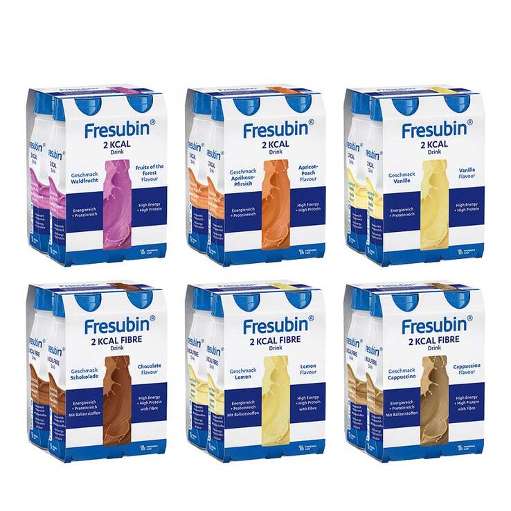 Fresubin 2 kcal Drink Mischkarton Trinkflasche⁶