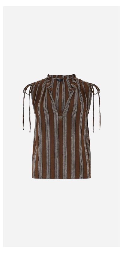 Sosa Top In Oak Stripe
