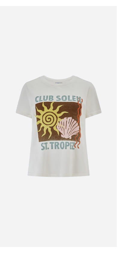 Classic Crew Tee In San Tropez
