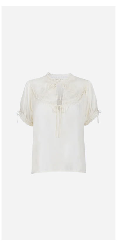Willa Blouse In Buttermilk
