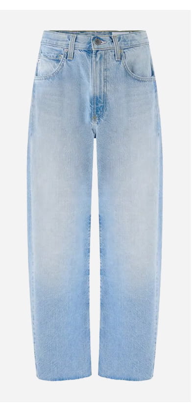 Hattie Crop Barrel Jean In Gesture