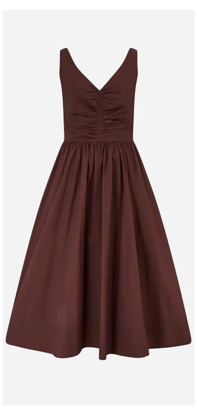 Patrice Dress In Adobe Brown