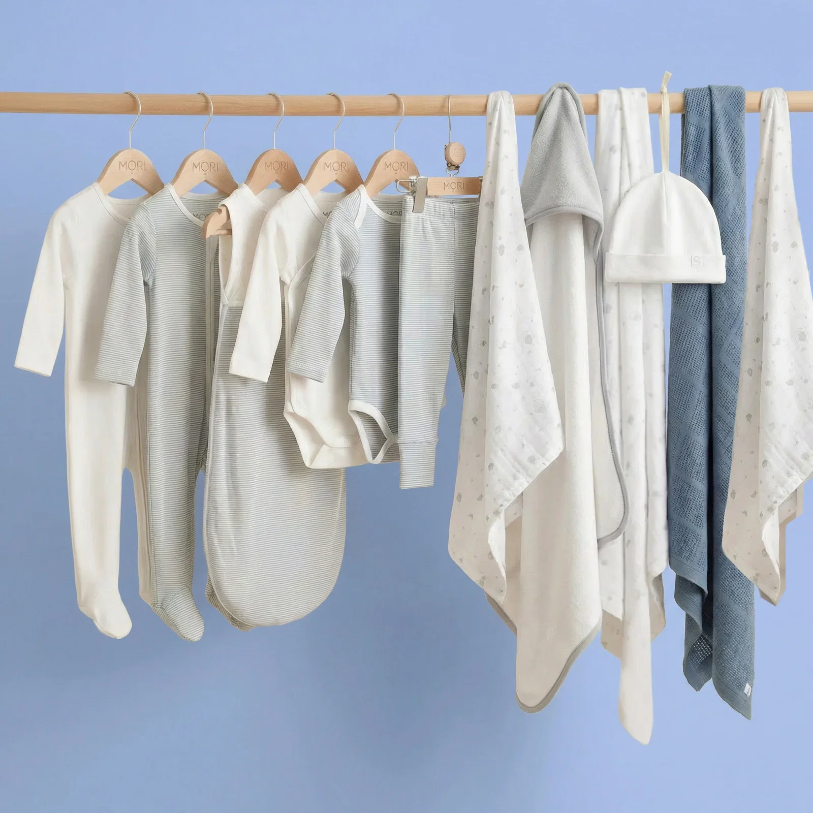 Image of MORI Newborn Baby Starter 12-Piece Essentials Set