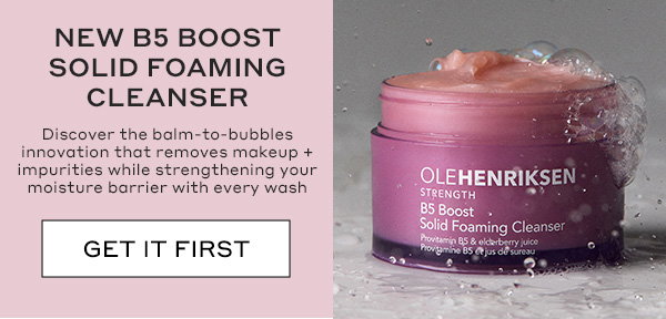 NEW B5 BOOST SOLID FOAMING CLEANSER