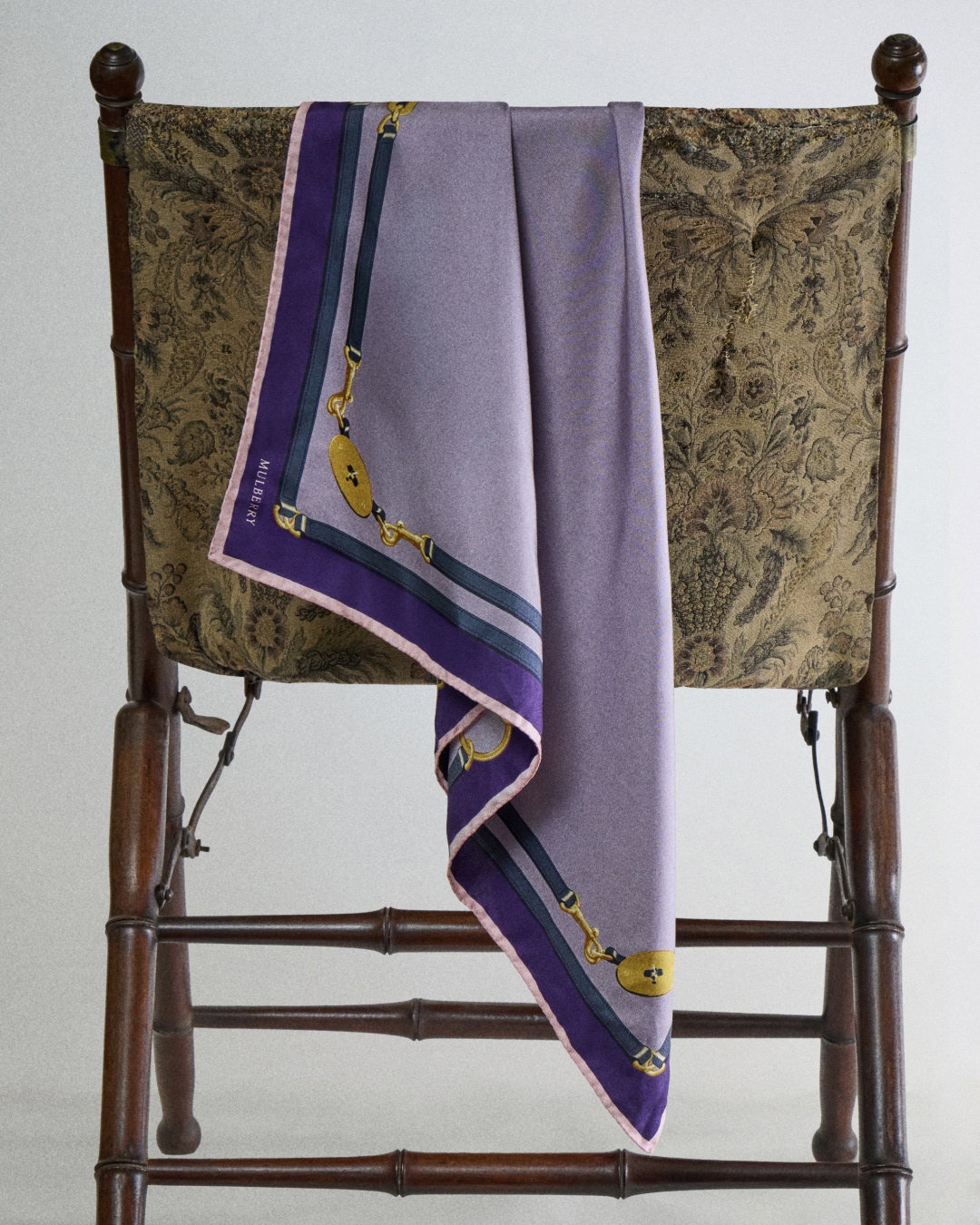 Skinny Scarf - Belted Border