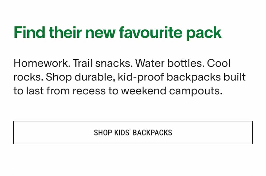 Kids' backpack