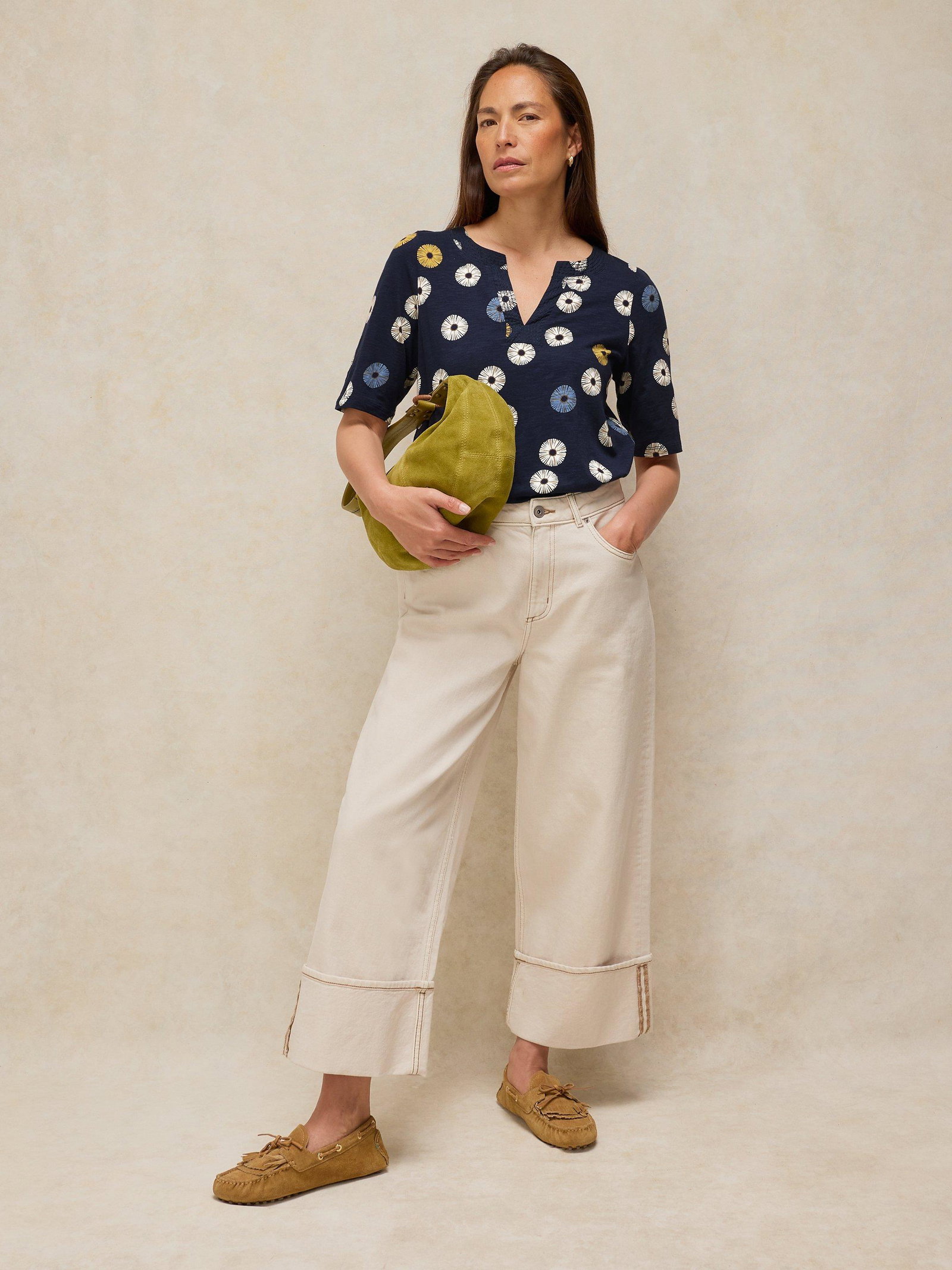 Shop Weaver Notch Neck Tee