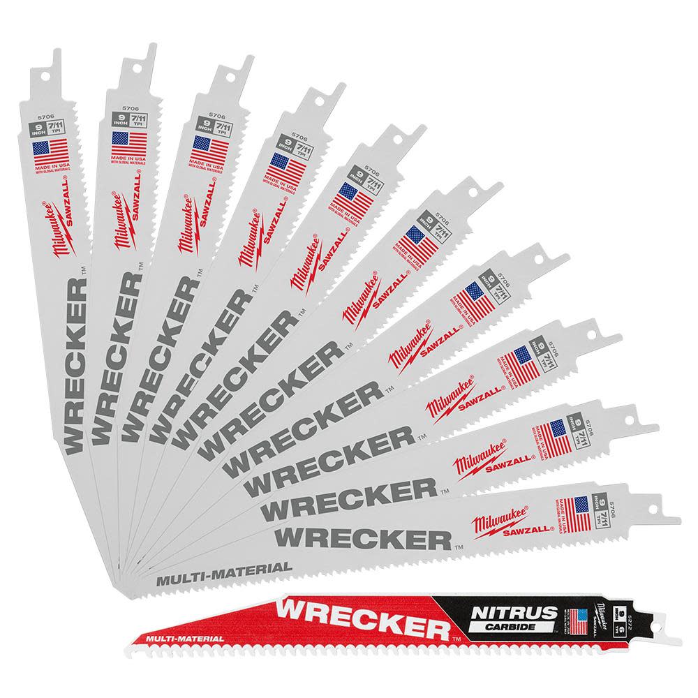 Milwaukee WRECKER SAWZALL & 6TPI Set