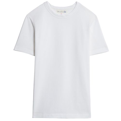Merz b Schwanen 214 Loopwheeled T-Shirt - White