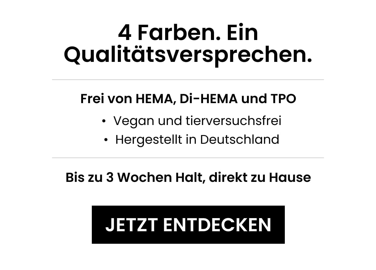 4 Farben. Ein Qualitätsversprechen.