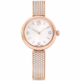 Reloj Illumina, Swiss Made, pulsera de metal, tono oro rosa, acabado en tono oro rosa