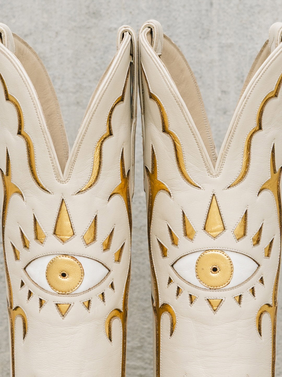 The Evil Eye Bone and Gold