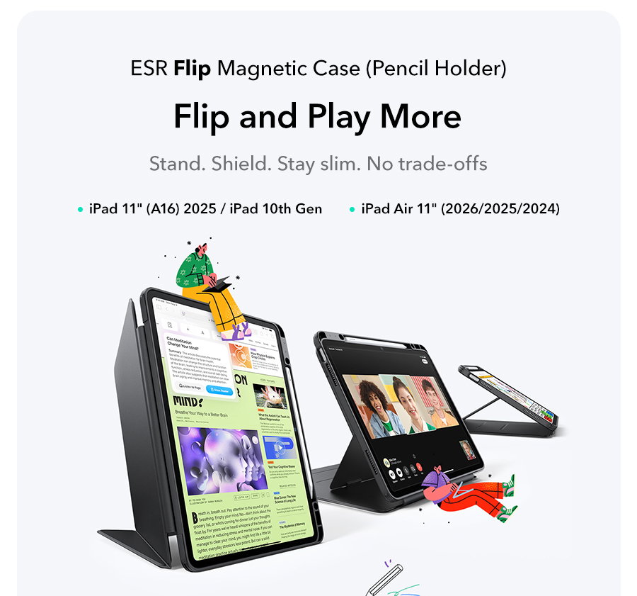 ESR Flip Magnetic Case (Pencil Holder)