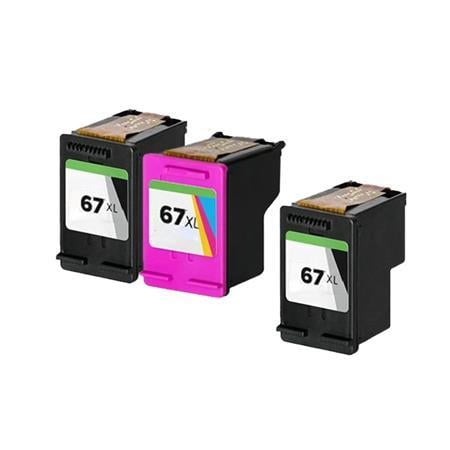 Image of Compatible Multipack HP 67XL Full Set + 1 EXTRA Black Ink Cartridges