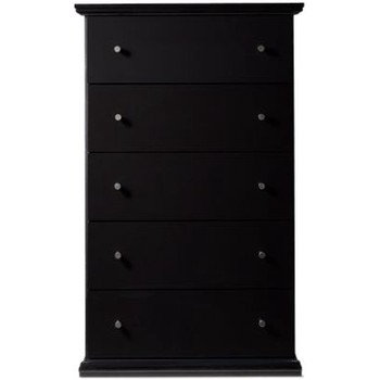 Maribel 5 Drawer Chest - Spacious Drawers - Pewter-Finish Knobs - French Dovetail Construction