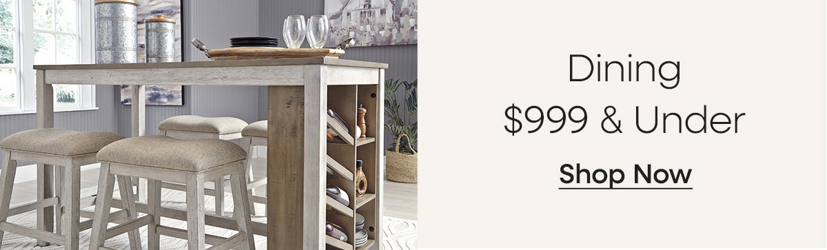 Dining under $999