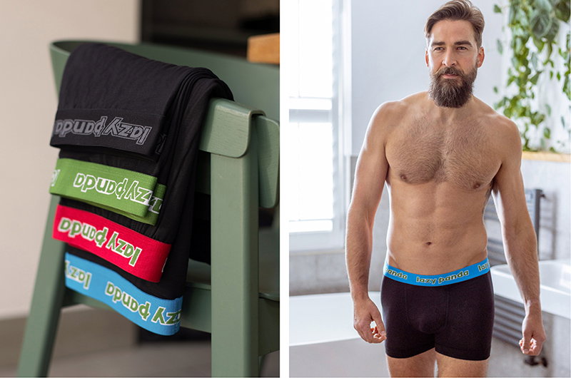 Lazy Panda underwear is a label-less design for added comfort.