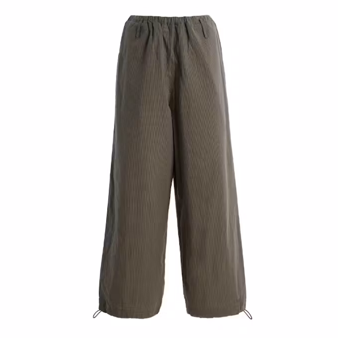 Cotton Toggle-Hem Pants