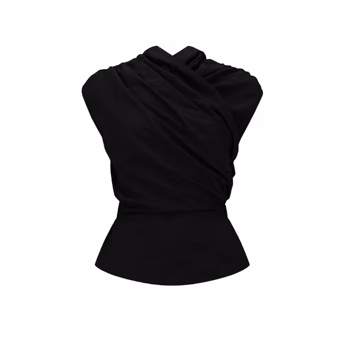 Chaimberlain Wrap Top