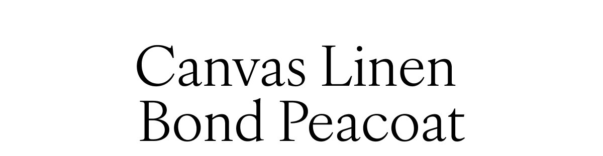Canvas Linen Bond