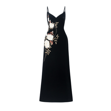 Silk Velvet Dress