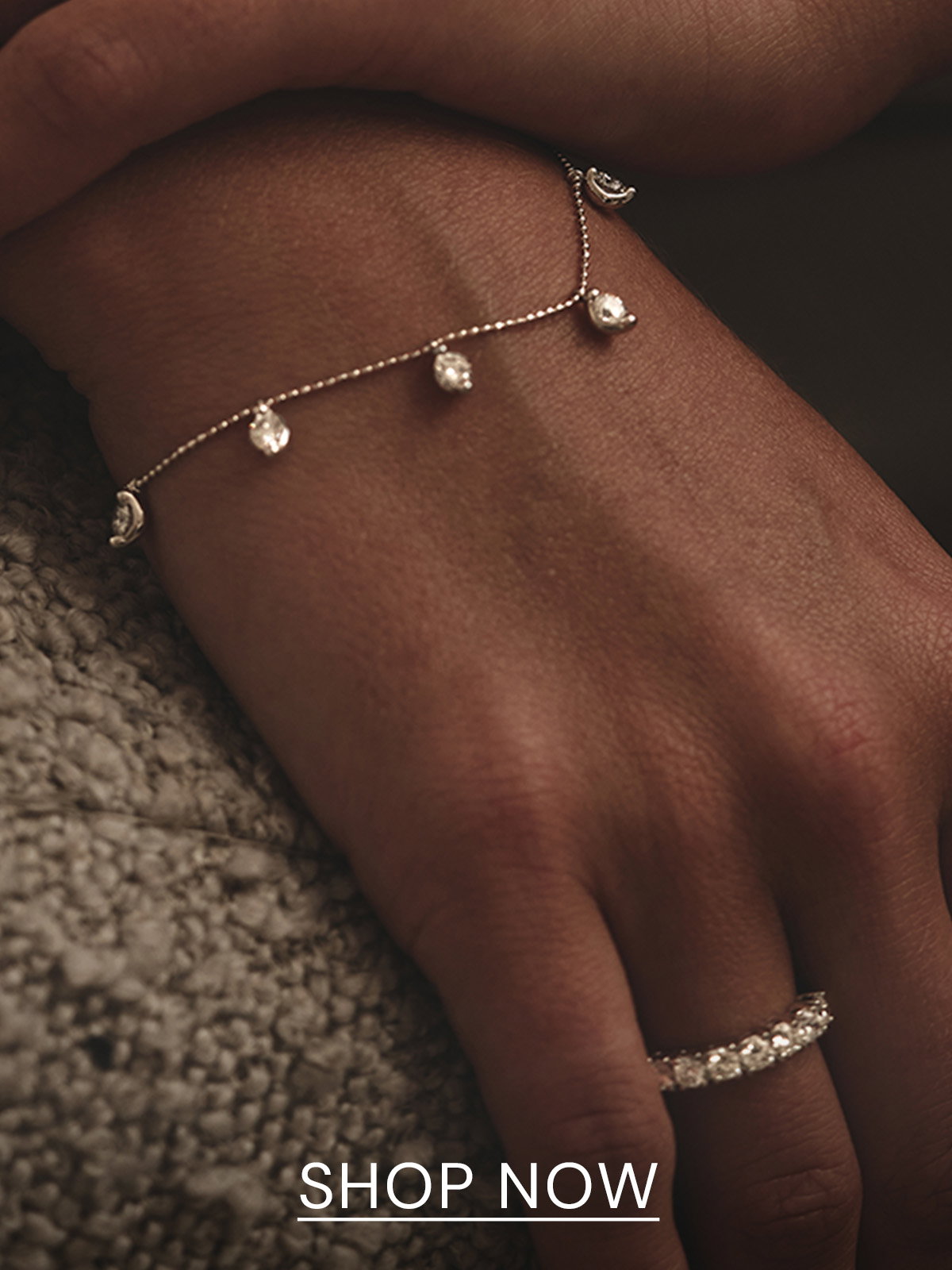 Vivara Lab Diamond Bracelet 1.00ct H/SI in 9K Yellow Gold