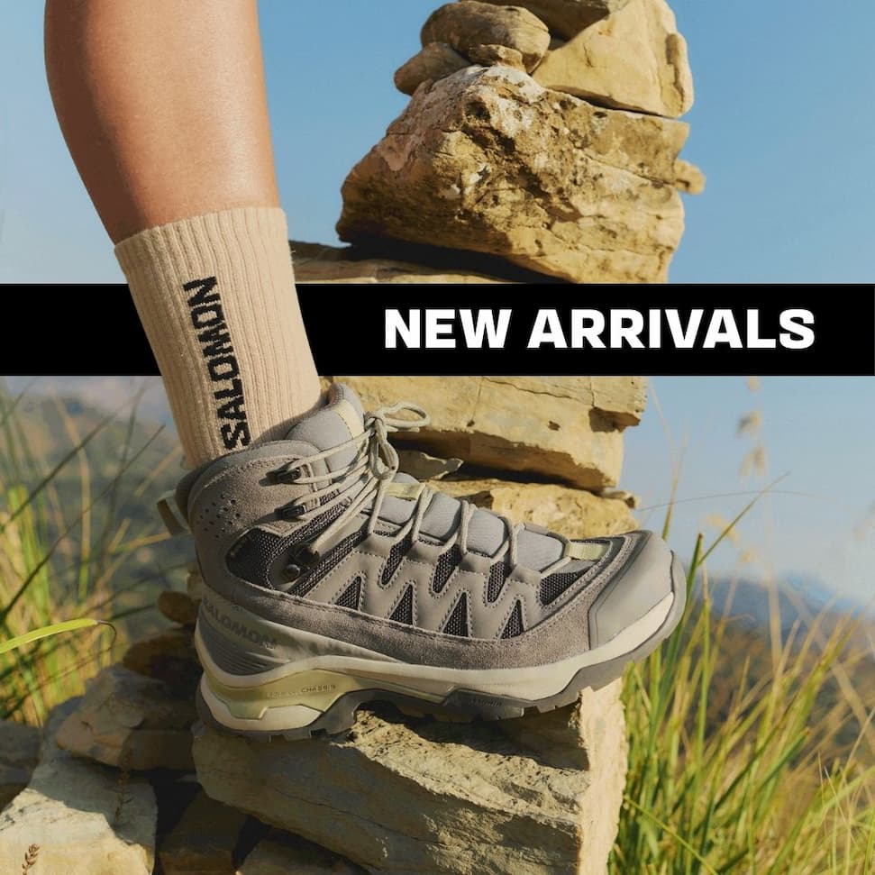 New arrivals hiking shoes by Salomon