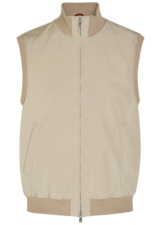 BRUNELLO CUCINELLI Water resistant sleeveless nylon gilet