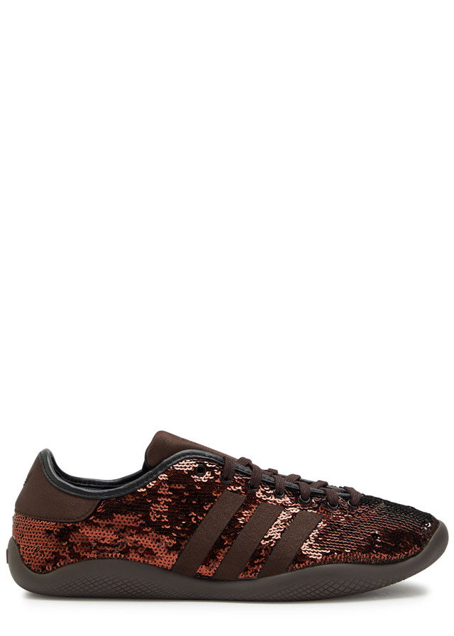 ADIDAS X WALES BONNER Karintha sequin and satin sneakers