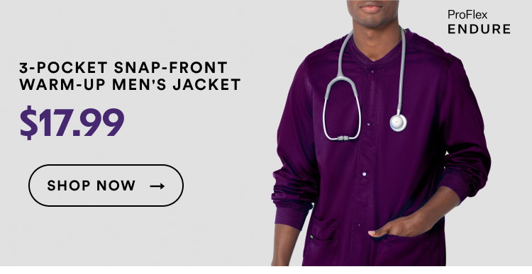ProFlex Endure | 3-Pocket Snap-Front Warm-Up Men's Jacket | $17.99 | Shop Now