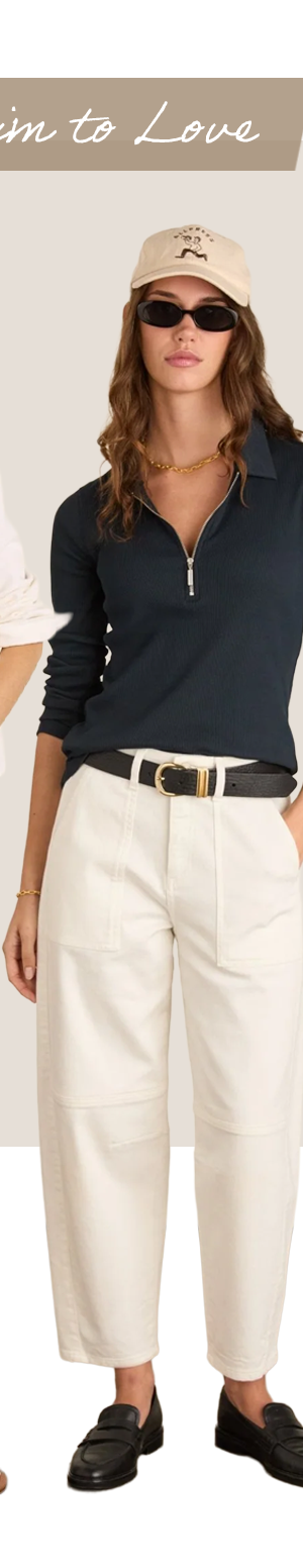 Reece Organic Cotton Stretch Barrel Leg Cargo Jeans