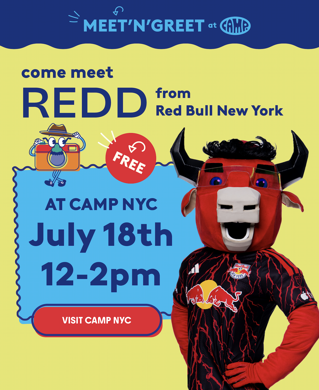 FREE Meet and greet at CAMP New York City