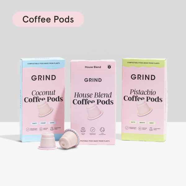 Shop Grind Coffee Pods now!