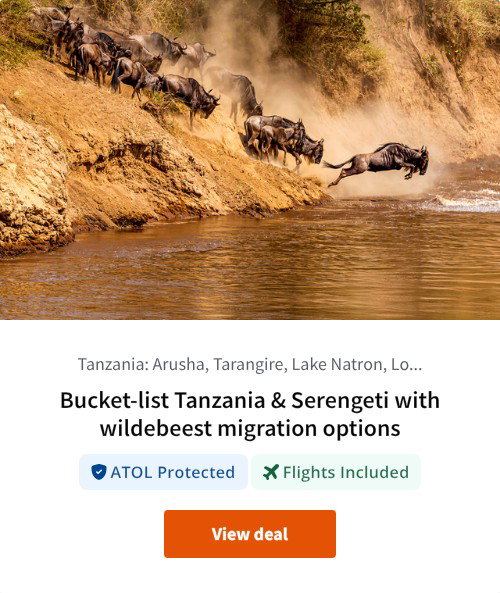 Bucket-list Tanzania &amp; Serengeti with wildebeest migration options