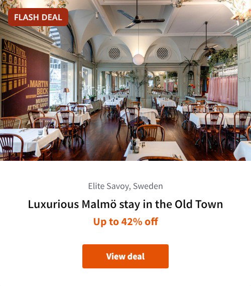 Luxurious Malmö stay in the Old Town