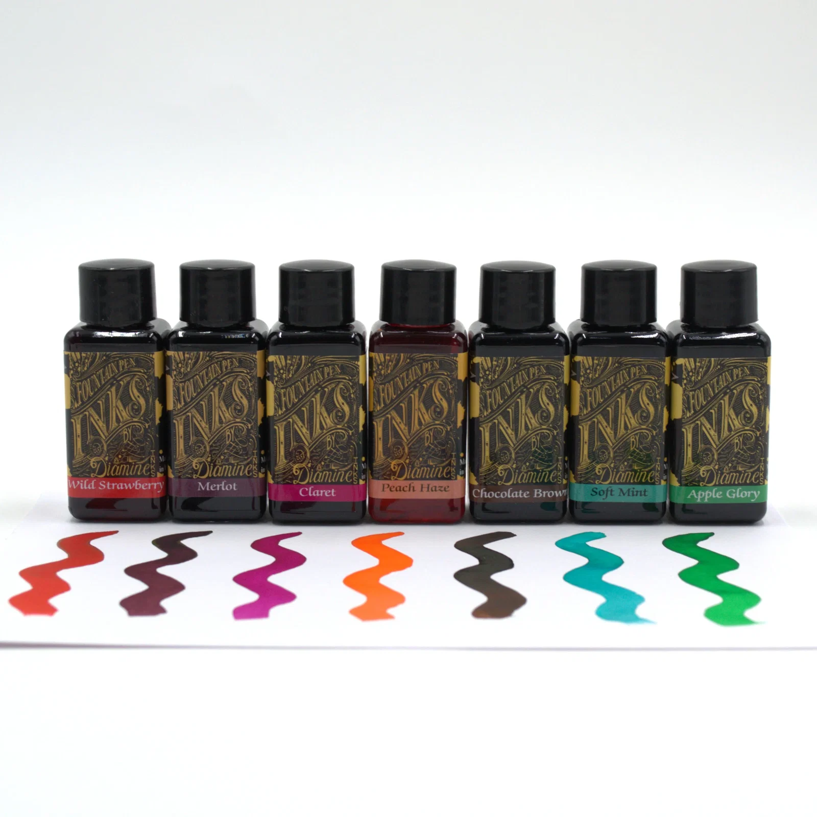 Image of Diamine 30ml Set of 7 Colours Treats