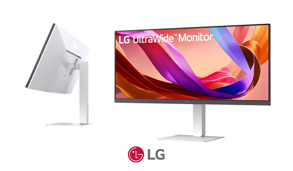 UltraWide 34" FHD IPS White Monitor 100Hz USB-C incl Speaker