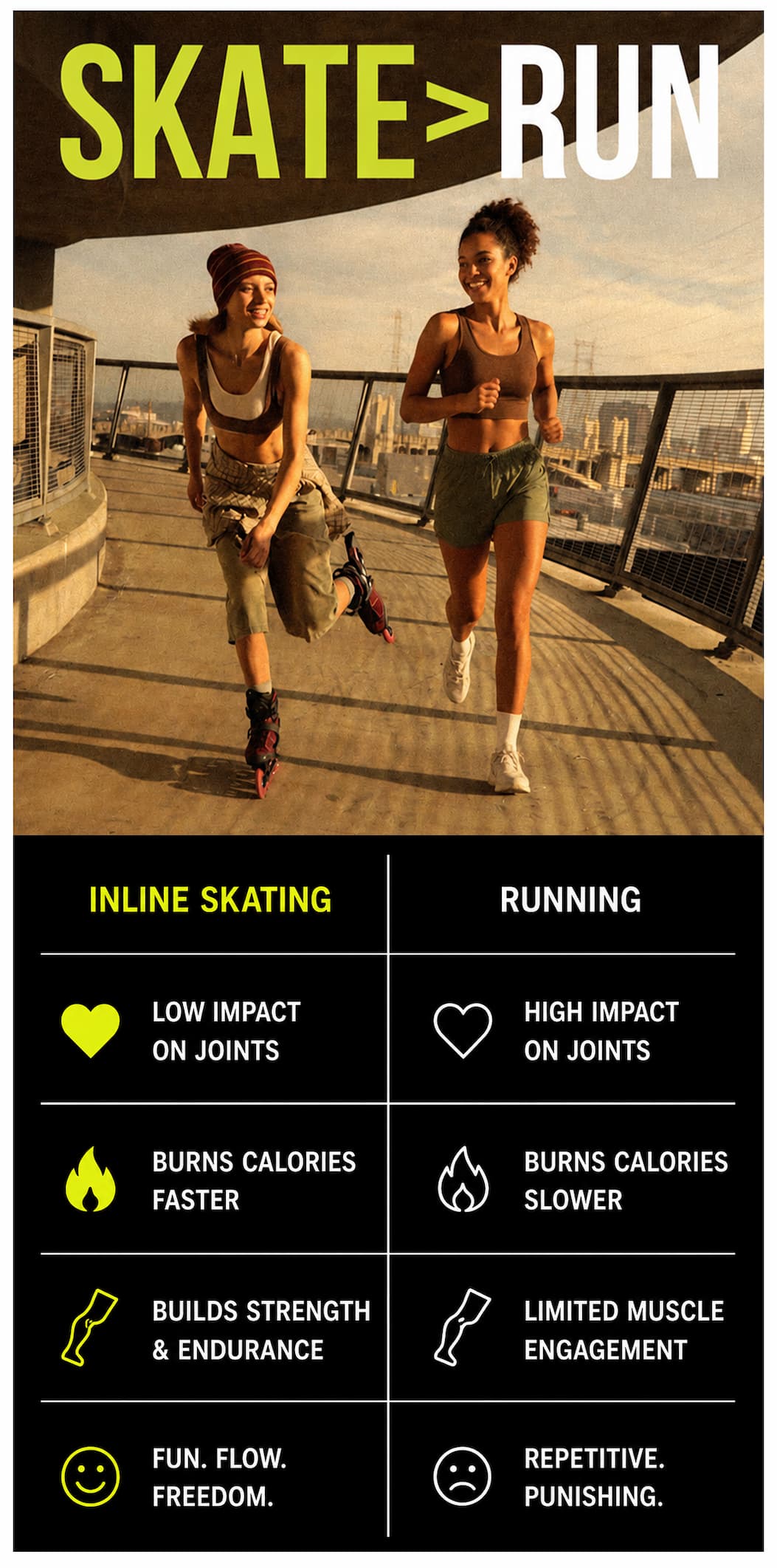 your summer workout starts with fitness skates