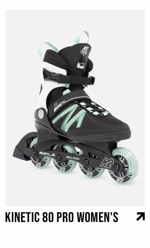 K2 Kinetic 80 Pro Women's Inline Skates 2026 The perfect skate to take you to the next level