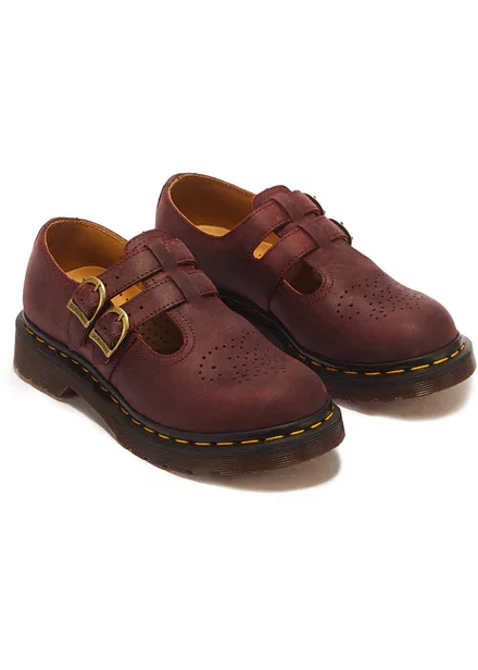 Dr. Martens 8065 Mary Janes Schoenen Cherry Rood