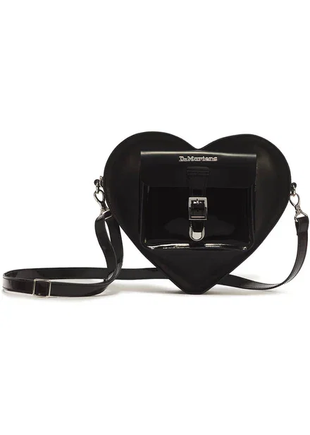 Dr. Martens Heart Patent Leren Tas Zwart