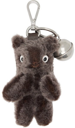 Brown Teddy Bear Keychain - Acne Studios