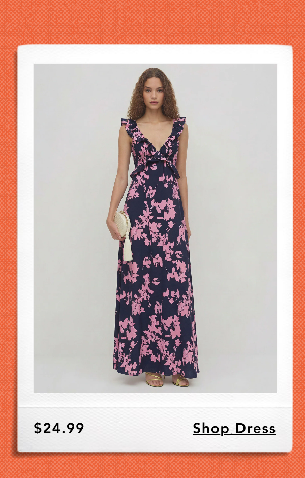 Sleeveless Ruffle Floral Maxi Dress