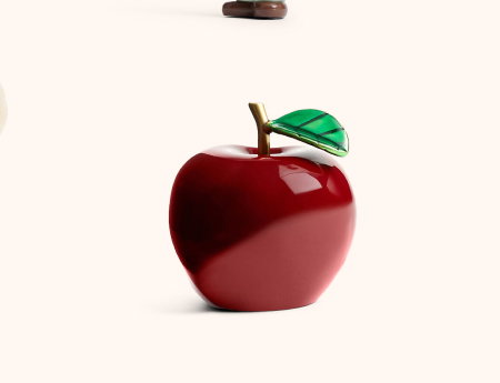 Apple Shoe Charm