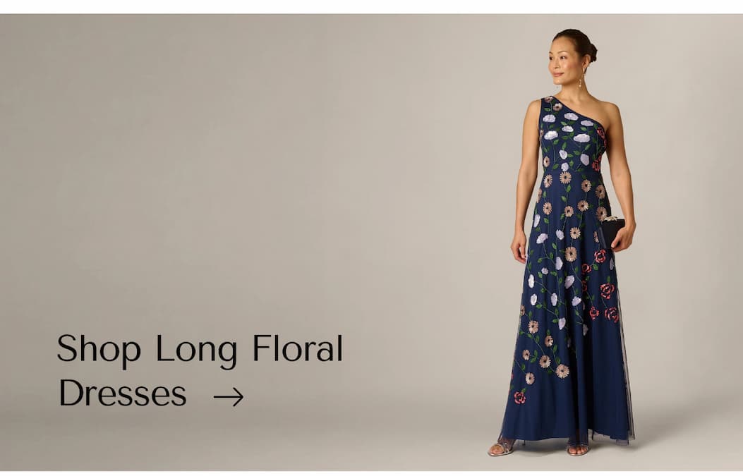 SHOP LONG FLORAL DRESSES